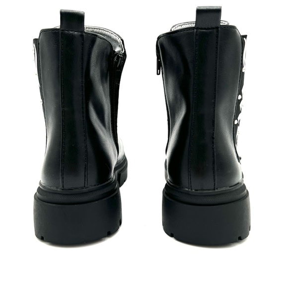 🏙️ Juicy Couture Ankle Boots Round Toe Zipper Diamond Logo - Picture 8 of 12